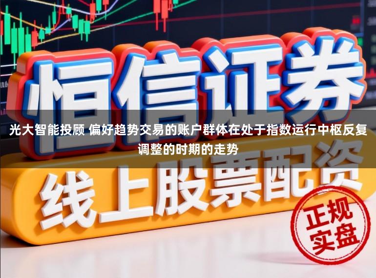 光大智能投顾 偏好趋势交易的账户群体在处于指数运行中枢反复调整的时期的走势