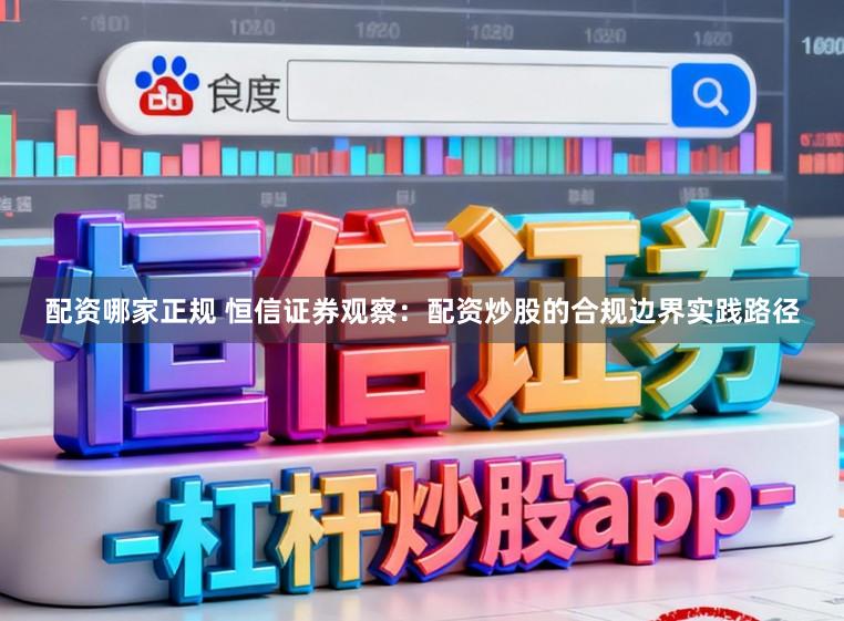 配资哪家正规 恒信证券观察：配资炒股的合规边界实践路径
