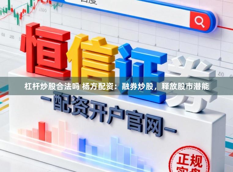 杠杆炒股合法吗 杨方配资：融券炒股，释放股市潜能